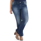 Juniors' Plus Size Amethyst Faded Baby Bootcut Jeans, Teens, Size: 18 Avg/reg, Dark Blue