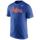 Men's Nike Florida Gators Wordmark Tee, Size: Small, Blue