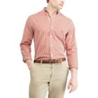 Men's Chaps Regular-fit Stretch Easy-care Button-down Shirt, Size: Small, Orange