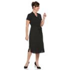 Women's Dana Buchman Notch Collar Dress, Size: Large, Black