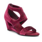 New York Transit Natural Pretty Women's Wedge Sandals, Size: Medium (7), Purple
