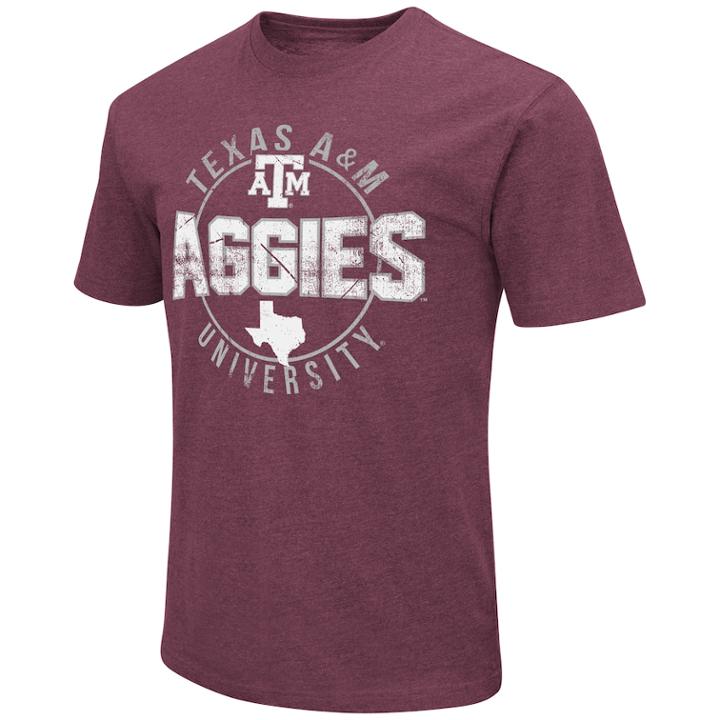 Men's Texas A & M Aggies Game Day Tee, Size: Xl, Dark Red
