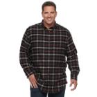 Big & Tall Croft & Barrow&reg; True Comfort Classic-fit Flannel Button-down Shirt, Men's, Size: 2xb, Oxford