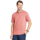 Men's Van Heusen Flex Classic-fit Windowpane Polo, Size: Large, Brt Pink