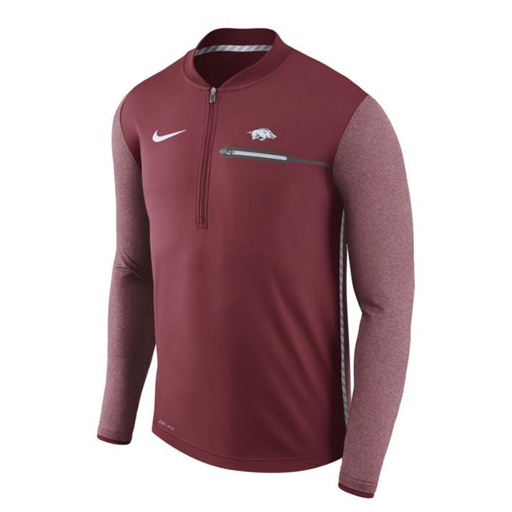 Men's Nike Arkansas Razorbacks Coach Pullover, Size: Medium, Other Clrs