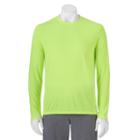 Men's Fila Sport&reg; Long-sleeve Performance Tee, Size: Xxl, Brt Yellow