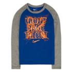 Boys 4-7 Nike Front Page Talent Raglan Tee, Size: 4, Med Blue