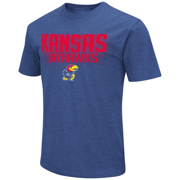 Men's Kansas Jayhawks Team Tee, Size: Medium, Dark Blue