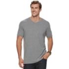 Big & Tall Sonoma Goods For Life&trade; Supersoft Stretch V-neck Tee, Men's, Size: 3xl Tall, Dark Grey
