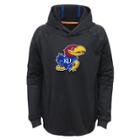 Boys 4-7 Kansas Jayhawks Mach Pullover Hoodie, Size: M 5-6, Black