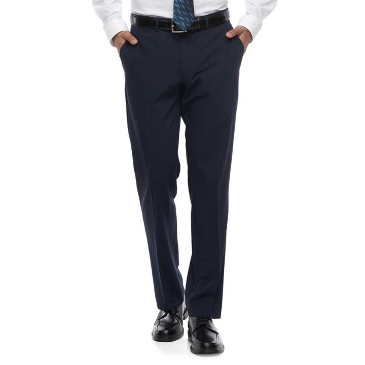Men's Apt. 9&reg; Smart Temp Premier Flex Slim-fit Suit Pants, Size: 28x32, Blue