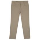 Girls 4-16 Chaps School Uniform Twill Ankle Pants, Size: 12, Med Beige