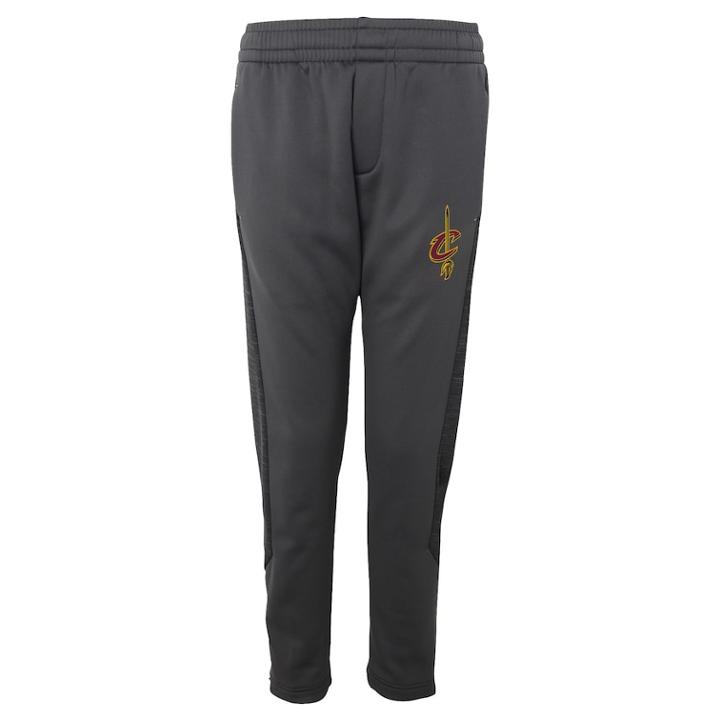 Boys 8-20 Cleveland Cavaliers Traveling Fleece Jogger Pants, Size: M 10-12, Dark Grey