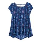 Girls 7-16 & Plus Size So&reg; Cage-back Legging Tee, Size: 7-8, Light Blue