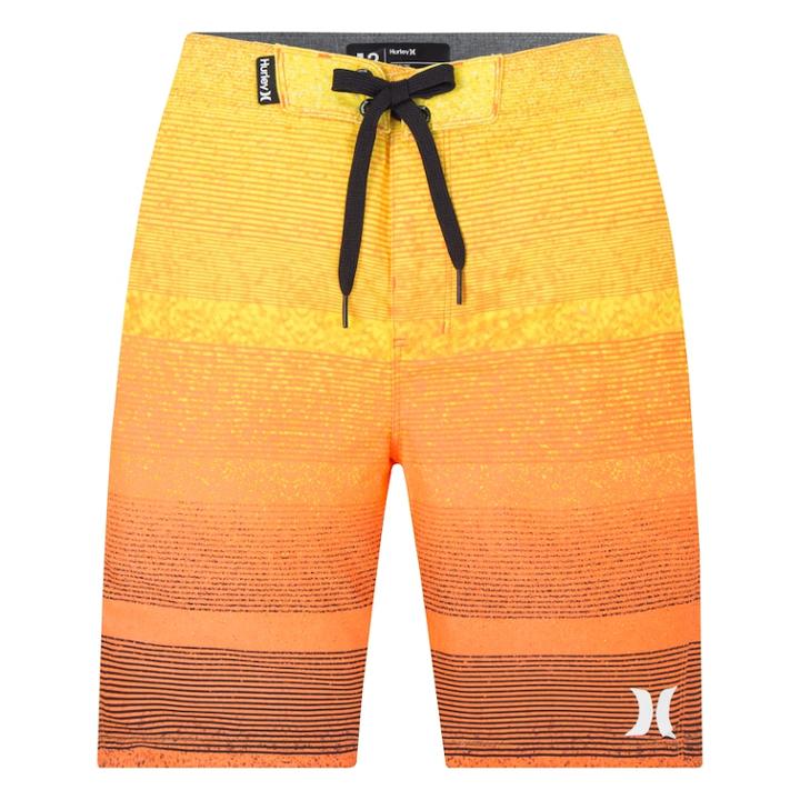 Boys 4-7 Hurley Zion Striped Boardshorts, Size: 6, Brt Red