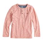 Boys 4-12 Sonoma Goods For Life&trade; Pocket Henley Top, Size: 6, Med Orange