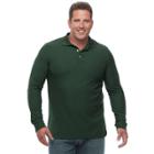 Big & Tall Croft & Barrow&reg; Classic-fit Stretch Performance Pique Polo, Men's, Size: 4xb, Dark Green