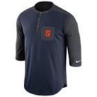 Men's Nike Syracuse Orange Dri-fit Touch Henley, Size: Medium, Ovrfl Oth
