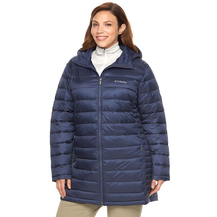 Plus Size Columbia Frosted Ice Hooded Puffer Jacket, Women's, Size: 3xl, Purple Oth