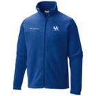 Men's Columbia Kentucky Wildcats Flanker Ii Full-zip Fleece, Size: Small, Med Blue
