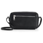 Apt. 9&reg; Double Zip Rfid-blocking Crossbody Wallet, Women's, Black