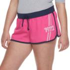 Juniors' Plus Size So&reg; Beach Squad French Terry Shorts, Size: 1xl, Med Pink