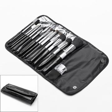 Dermatouch 13-pc. Makeup Brush Set (black/silver)