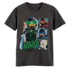 Boys 4-7 Lego Ninjago Anyone Can Be A Ninja Graphic Tee, Size: M(5/6), Grey (charcoal)