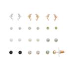 Lc Lauren Conrad Dolphin & Solitaire Nickel Free Stud Earring Set, Women's, Multicolor