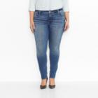 Plus Size Levi's Mid Rise Skinny Jeans, Women's, Size: 16 - Regular, Blue