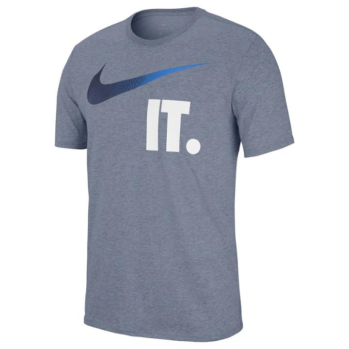 Men's Nike Check It Dry Tee, Size: Small, Turquoise/blue (turq/aqua)