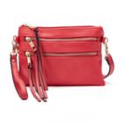 Deluxity Callie Convertible Crossbody Bag, Women's, Red