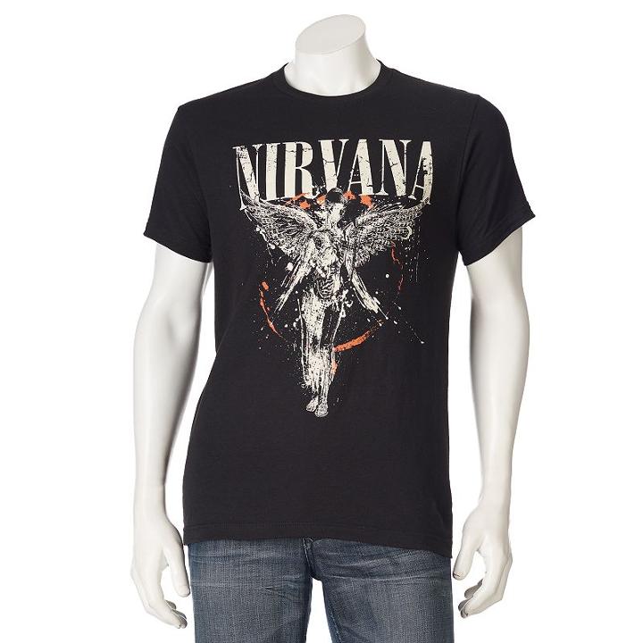 Men's Nirvana Tee, Size: Small, Grey (charcoal)