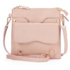 Kiss Me Couture Double Entry Crossbody Bag, Women's, Pink