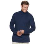 Big & Tall Croft & Barrow&reg; Classic-fit Easy-care Turtleneck, Men's, Size: L Tall, Dark Blue