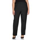 Plus Size Briggs Pull-on Straight-leg Pants, Women's, Size: 18w Short, Black