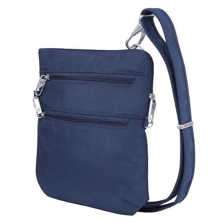 Travelon Anti-theft Classic Slim Crossbody Bag, Adult Unisex, Dark Blue