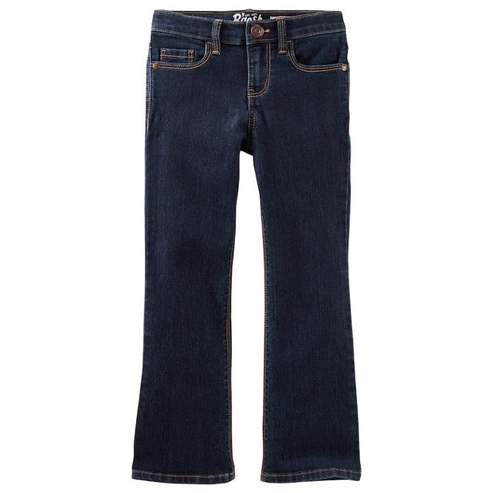 Girls 4-12 Oshkosh B'gosh&reg; Skinny Bootcut Jeans, Size: 10, Blue