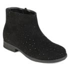 Journee Collection Clancy Girls' Ankle Boots, Size: 1, Black