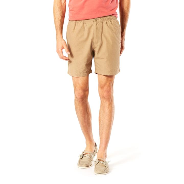 Men's Dockers&reg; Weekend Cruiser D3 Classic-fit Stretch Shorts, Size: Xl, Beig/green (beig/khaki)