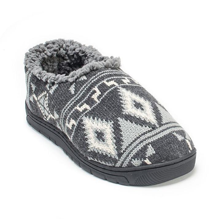 Muk Luks Men's John Slide Slippers, Size: Small, Med Grey