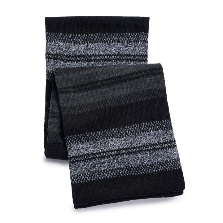 Men's Apt. 9® Textured Ombre Scarf, Black