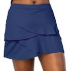 Women's Soybu Petal Yoga Skort, Size: Medium, Blue (navy)