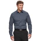Big & Tall Van Heusen Traveler Classic-fit Stretch No-iron Button-down Shirt, Men's, Size: 3xl Tall, Light Blue