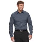 Big & Tall Van Heusen Traveler Classic-fit Stretch No-iron Button-down Shirt, Men's, Size: 3xl Tall, Light Blue