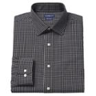 Men's Croft & Barrow&reg; Classic-fit Easy Care Solid Spread-collar Dress Shirt, Size: 15.5-32/33, Black