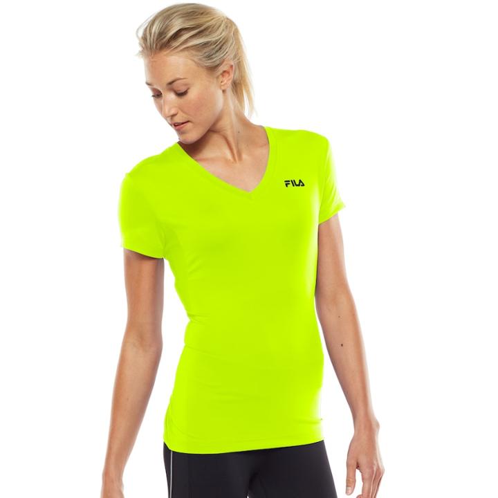 Women's Fila Sport&reg; Basic Racerback Workout Tee, Size: Small, Brt Yellow