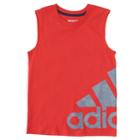 Boys 4-7x Adidas Supreme Speed Wrap-around Logo Tank Top, Size: 5, Brt Red