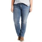 Plus Size Levi's 314 Shaping Straight-leg Jeans, Women's, Size: 20 - Regular, Med Blue