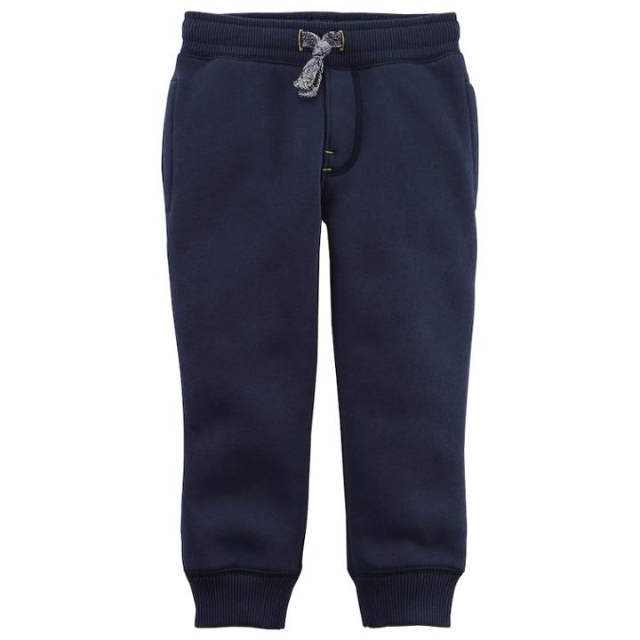 Boys 4-8 Carter's Fleece Pull On Jogger Pants, Size: 7, Blue